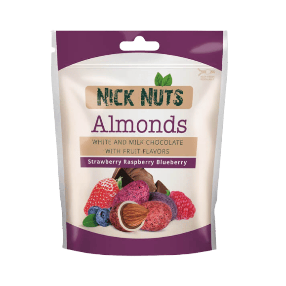 Mandeln mit Schokolade & Trockenfrüchte (100g) Nick Nuts - Araxxon