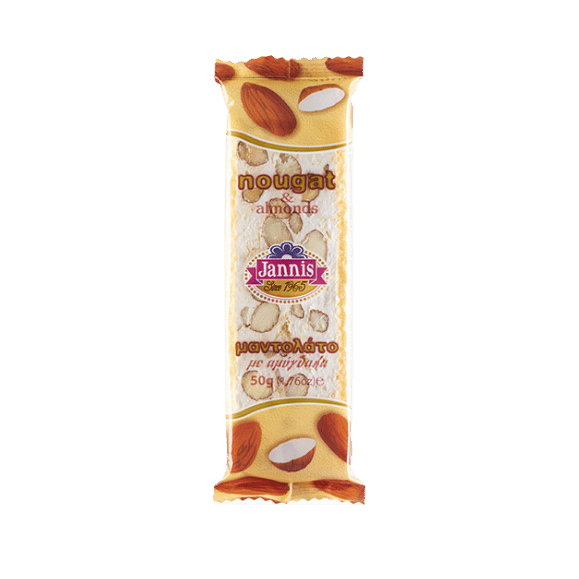 Mantolato Nougatriegel mit Mandeln (50g) Jannis - Araxxon