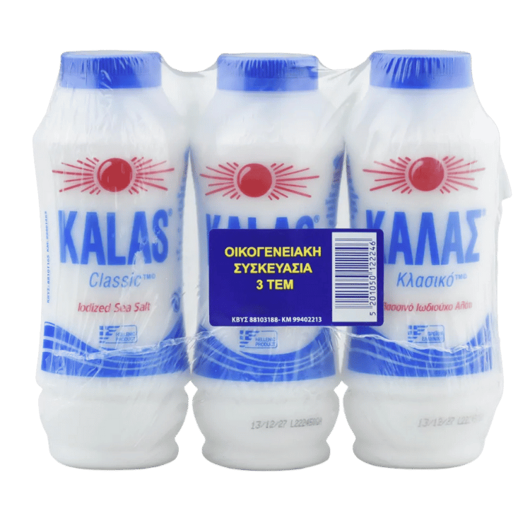 Meersalz (3x400g) Kalas von Kalas bei Araxxon  - Hochwertiges griechisches Produkt.   Meersalz (3x400g) Kalas από Kalas στο Araxxon  - Αυθεντικό ελληνικό προϊόν.  