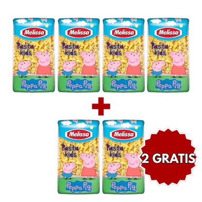 Melissa Pasta Kids Peppa Pig (500g) 4+2 GRATIS - Araxxon