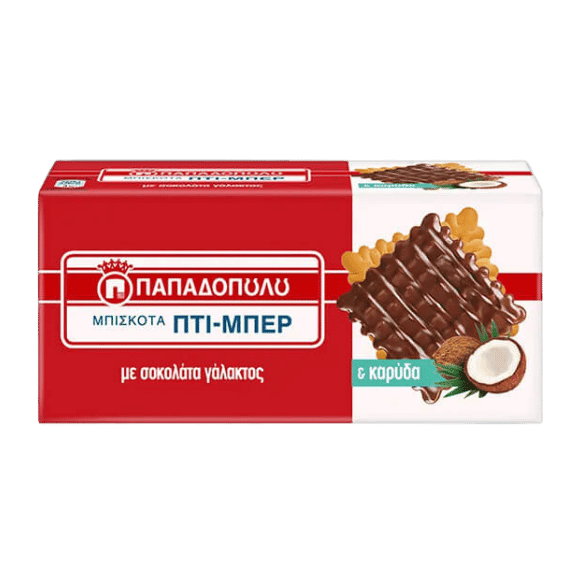 Milchschokoladen - Kokus Kekse Petite - Beurre (200g) Papadopoulou - Araxxon