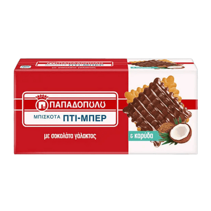Milchschokoladen - Kokus Kekse Petite - Beurre (200g) Papadopoulou - Araxxon