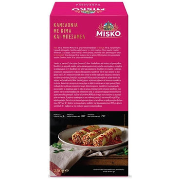 Misko Kanelonia Nudeln (250g) von Misko bei Araxxon  - Hochwertiges griechisches Produkt.   Misko Kanelonia Nudeln (250g) από Misko στο Araxxon  - Αυθεντικό ελληνικό προϊόν.  