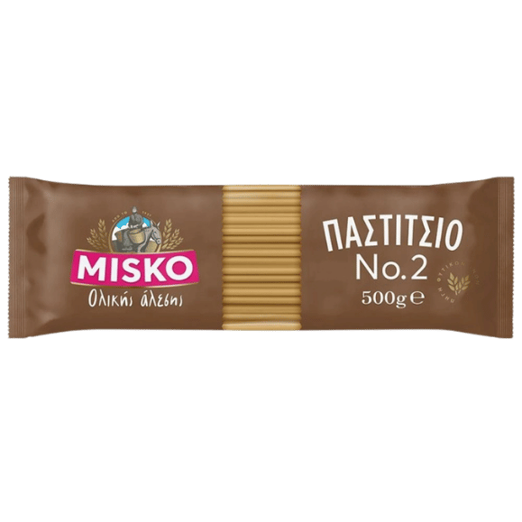Misko Pastitsio No.2 Vollkorn (500g) von Misko bei Araxxon  - Hochwertiges griechisches Produkt.   Misko Pastitsio No.2 Vollkorn (500g) από Misko στο Araxxon  - Αυθεντικό ελληνικό προϊόν.  