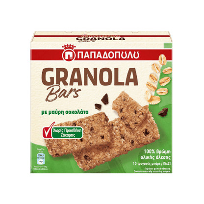 Müsliriegel mit Schokolade Zuckerfrei (5x42g) Papadopoulou - Araxxon