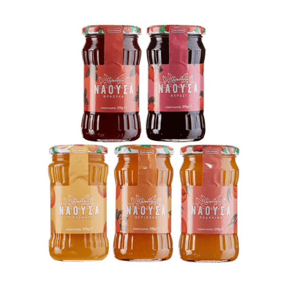 Naoussa Marmelade & Konfitüre Mix (5x370g) Haitoglou - Araxxon