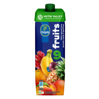 Nutri Valley Fruchtgetränk 9 Früchte (1L) Chiquita - Araxxon