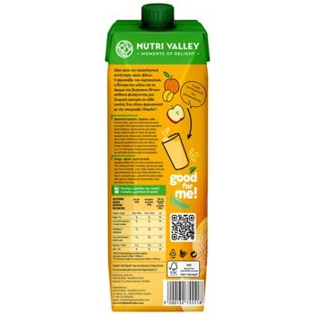 Nutri Valley Fruchtgetränk Apfel-Orange-Aprikose (1L) Chiquita - Araxxon