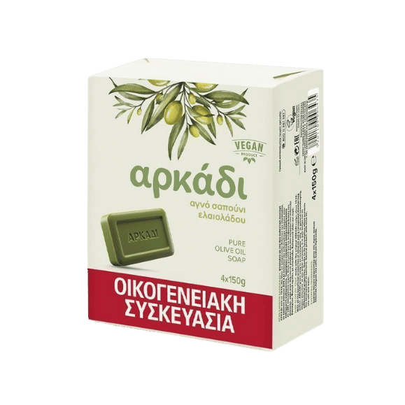 Olivenölseife grün (4x150g) Arkadi - Araxxon