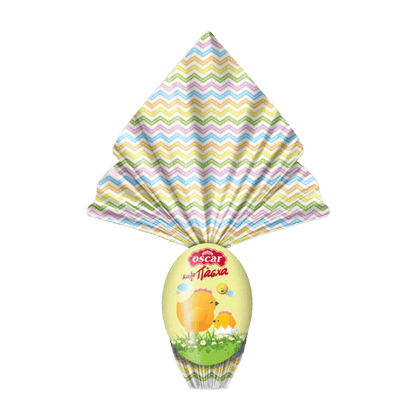 Oster Schokoladenei Dunkelschokolade mit Überraschung (80g) Oscar - Araxxon