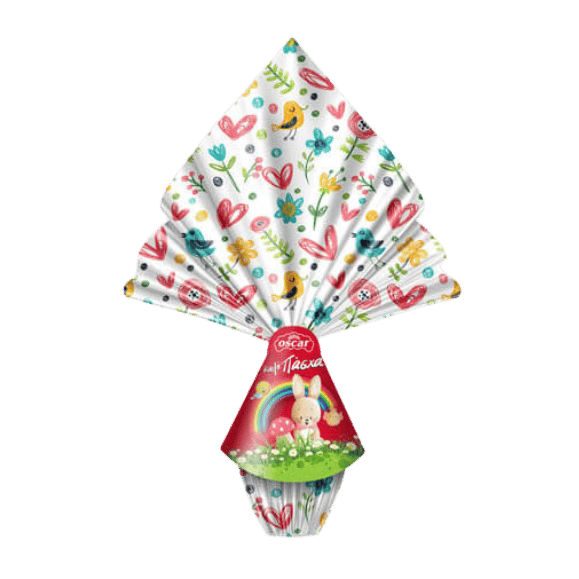 Oster Schokoladenei Milchschokolade mit Überraschung (150g) Oscar - Araxxon