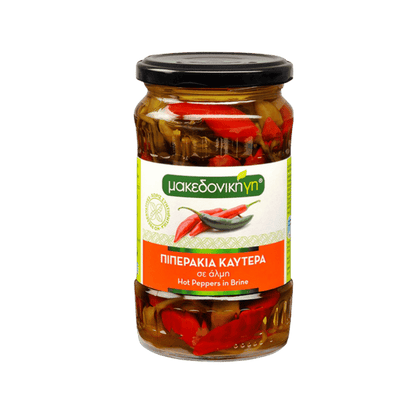 Peperoni rot und gelb scharf (150g) Makedoniki Gi von Makedoniki Gi bei Araxxon  - Hochwertiges griechisches Produkt.   Peperoni rot und gelb scharf (150g) Makedoniki Gi από Makedoniki Gi στο Araxxon  - Αυθεντικό ελληνικό προϊόν.  