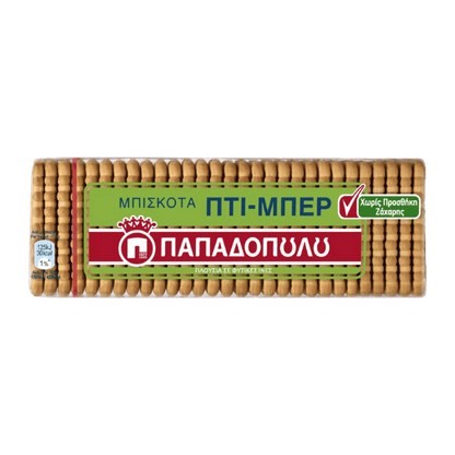 Petit - Beurre Kekse Ohne Zuckerzusatz (225g) Papadopoulou - Araxxon