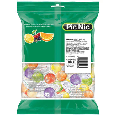 Pic Nic Bonbons (250g) Lavdas von Lavdas bei Araxxon  - Hochwertiges griechisches Produkt.   Pic Nic Bonbons (250g) Lavdas από Lavdas στο Araxxon  - Αυθεντικό ελληνικό προϊόν.  