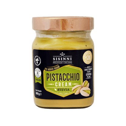 Pistaziencréme Zuckerfrei mit Stevia (380g) Sissini - Araxxon