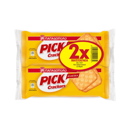 Mini Pick Crackers Klassik Doppelpackung (2x100g) Papadopoulos