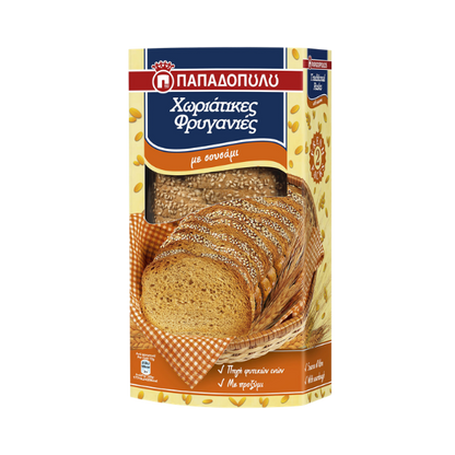 Village Toast 6 grains (240g) Papadopoulou