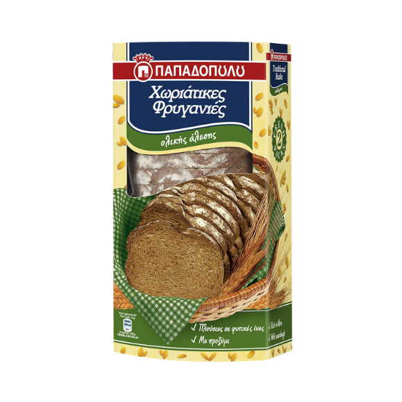 Landbrot mit Vollkorn (240g) Papadopoulos