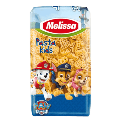Probierpaket Pasta Kid Paw Patrol, Peppa Pig (4x500g) Melissa - Araxxon