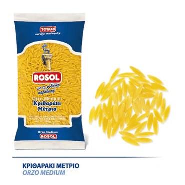 Reisnudel Medium (Kritharaki) (500g) Rosol von Rosol bei Araxxon  - Hochwertiges griechisches Produkt.   Reisnudel Medium (Kritharaki) (500g) Rosol από Rosol στο Araxxon  - Αυθεντικό ελληνικό προϊόν.  