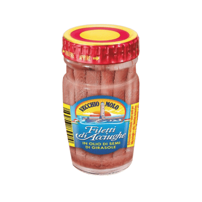 Sardellenfilet extra gesalzen im (76g Glas) Vecchio Molo - Araxxon