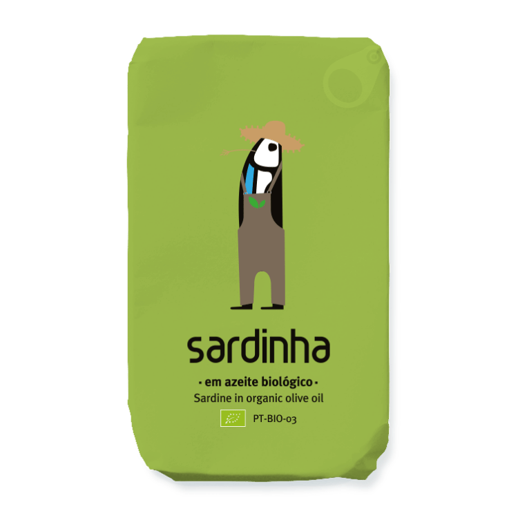 Sardine in Olivenöl BIO (120g) Sardinha - Araxxon