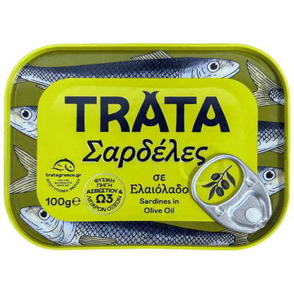 Sardinen in Olivenöl (100g) Trata - Araxxon