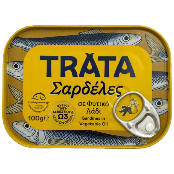 Sardinen in Pflanzenöl (100g) Trata - Araxxon