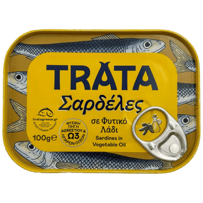 Sardinen in Pflanzenöl (100g) Trata - Araxxon