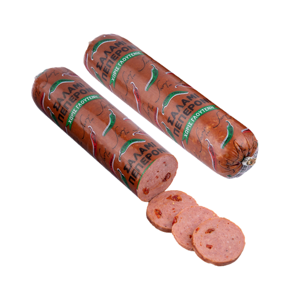 Salami Peperoni (400g) Sary von Sary bei Araxxon  - Hochwertiges griechisches Produkt.   Salami Peperoni (400g) Sary από Sary στο Araxxon  - Αυθεντικό ελληνικό προϊόν.  