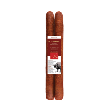 Bauernwurst vom Büffel (350g) Sary von Sary bei Araxxon  - Hochwertiges griechisches Produkt.   Bauernwurst vom Büffel (350g) Sary από Sary στο Araxxon  - Αυθεντικό ελληνικό προϊόν.  