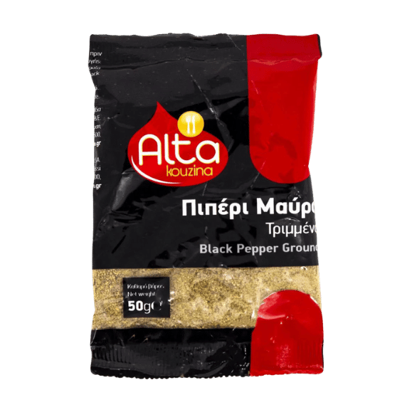 Schwarzer Pfeffer gemahlen (50g) Alta Kouzina - Araxxon
