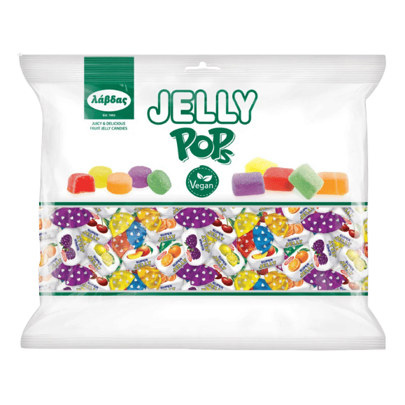 Super Jelly Pops Großverpackung (1000g) Lavdas von Lavdas bei Araxxon  - Hochwertiges griechisches Produkt.   Super Jelly Pops Großverpackung (1000g) Lavdas από Lavdas στο Araxxon  - Αυθεντικό ελληνικό προϊόν.  