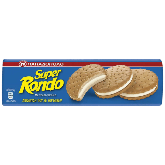 Super Rondo Vanillekekse (500g) Papadopoulou - Araxxon
