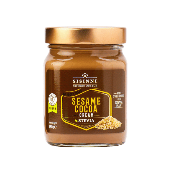 Tahini mit Kakao & Stevia (380g) Sissini - Araxxon