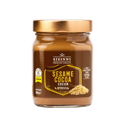 Tahini mit Kakao & Stevia (380g) Sissini - Araxxon