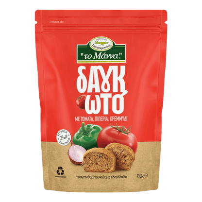 Crispy Bites Tomaten, Paprika & Zwiebeln (110g) To Manna