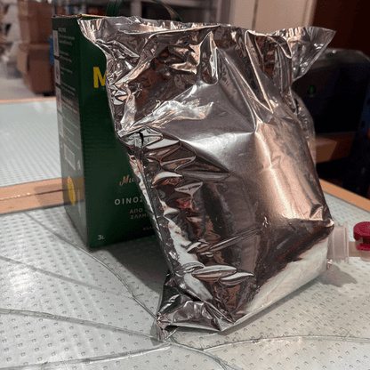 [Transportbeschädigt] 3 Liter Malamatina Retsina Bag in Box - Araxxon