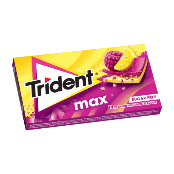 Trident Max Himbeer-Zitrone (27g) von Trident bei Araxxon  - Hochwertiges griechisches Produkt.   Trident Max Himbeer-Zitrone (27g) από Trident στο Araxxon  - Αυθεντικό ελληνικό προϊόν.  