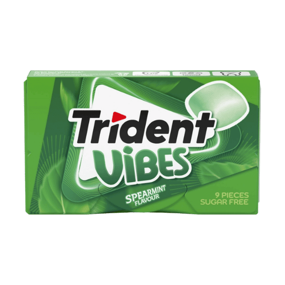 Trident Vibes Grüne Minze Kaugummi (21g) von Trident bei Araxxon  - Hochwertiges griechisches Produkt.   Trident Vibes Grüne Minze Kaugummi (21g) από Trident στο Araxxon  - Αυθεντικό ελληνικό προϊόν.  