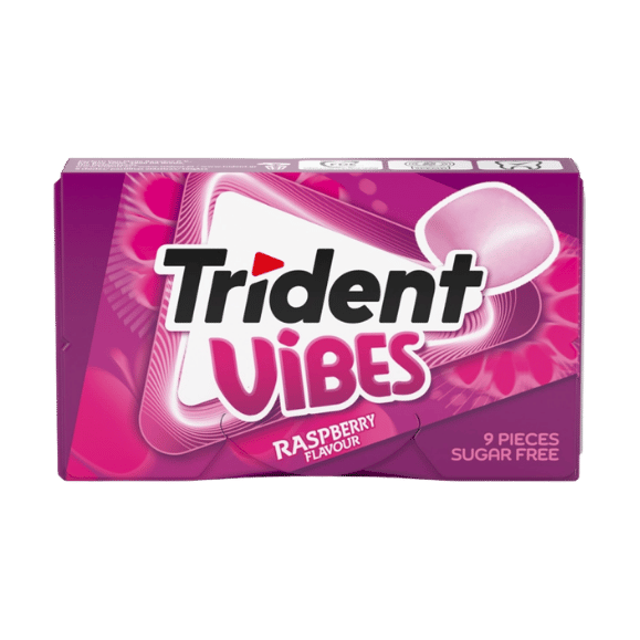 Trident Vibes Himbeere Kaugummi (21g)