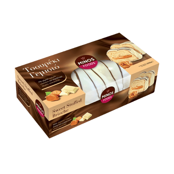 Tsoureki mit Kastanienfüllung und weiße Schokolade (500g) Minos - Araxxon