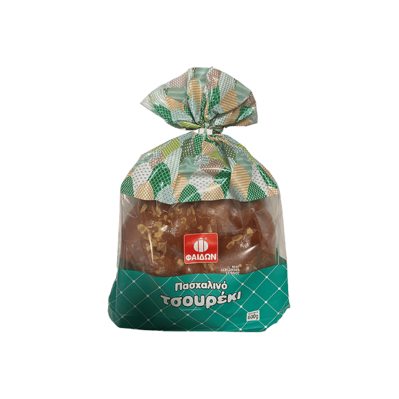 Tsoureki Rund (600g) Fedon von Fedon bei Araxxon  - Hochwertiges griechisches Produkt.   Tsoureki Rund (600g) Fedon από Fedon στο Araxxon  - Αυθεντικό ελληνικό προϊόν.  