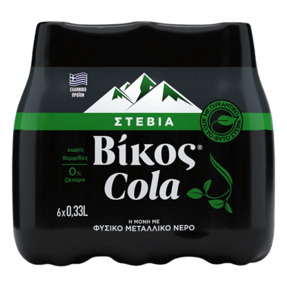 Vikos Cola Stevia 6 - Pack (330ml/Stück) - Araxxon