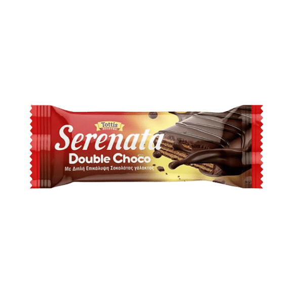 Waffelriegel doppelte Schokolade (48g) Serenata - Araxxon