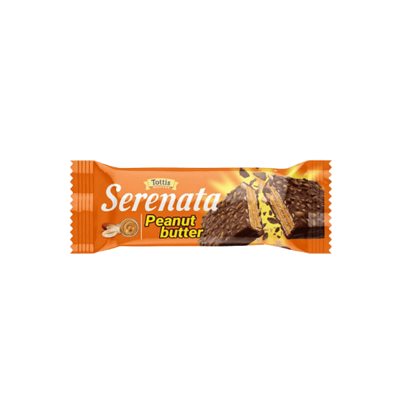 Waffelriegel mit Erdnussbutter (25g) Serenata - Araxxon