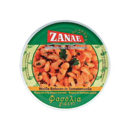 Weiße Bohnen in Tomatensoße (280g) Zanae - Araxxon