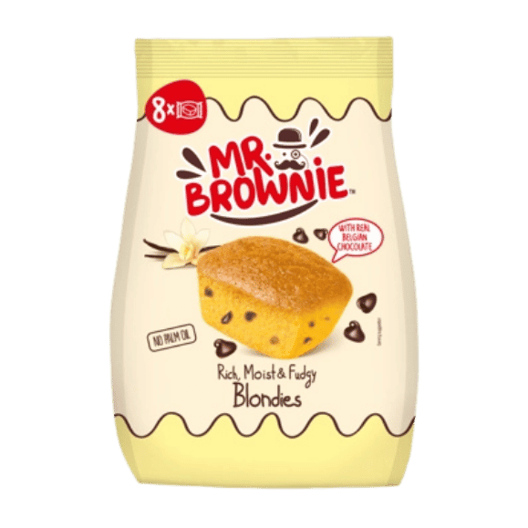 Weiße Brownies mit Schokolade (200g) Mr. Brownie - Araxxon