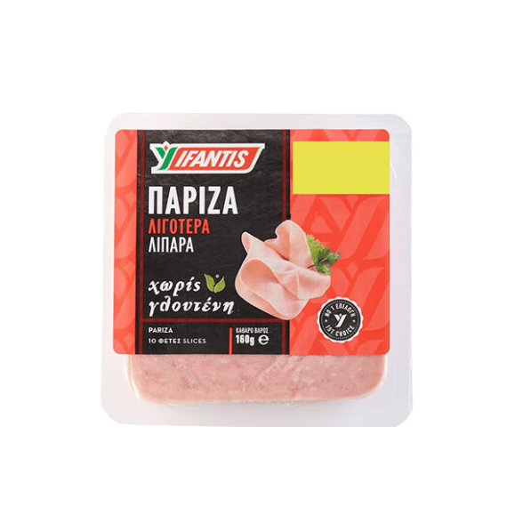 Wurst Pariza in Scheiben (160g) Ifantis - Araxxon