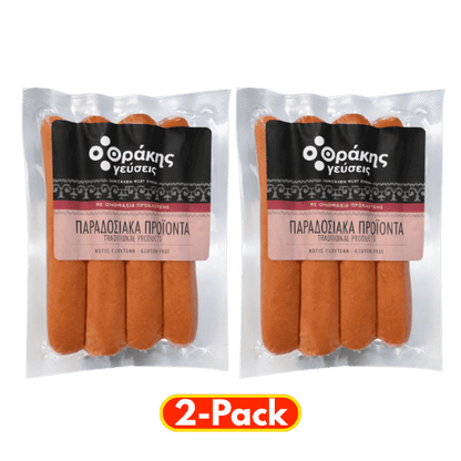Wurst Peperone Doppelpackung (2x700g) Thrakis Gefseis von Thrakis Gefseis bei Araxxon  - Hochwertiges griechisches Produkt.   Wurst Peperone Doppelpackung (2x700g) Thrakis Gefseis από Thrakis Gefseis στο Araxxon  - Αυθεντικό ελληνικό προϊόν.  